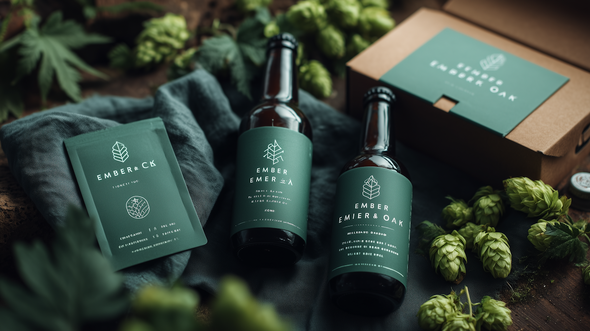 Craft beer branding example